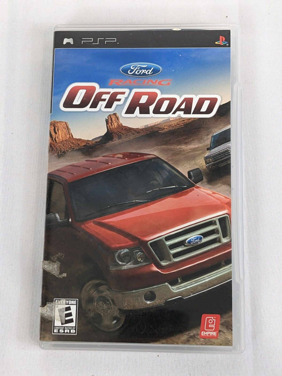 Sony PSP Ford Racing Off Road Video Game UMD Case and Manual ONLY!