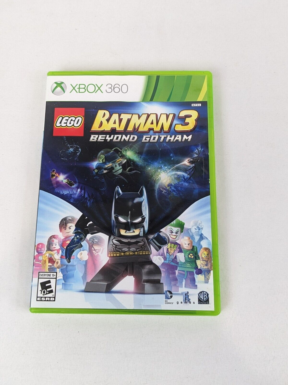 Microsoft XBOX 360 LEGO Batman 3 Beyond Gotham Video Game Disc CASE and Manual