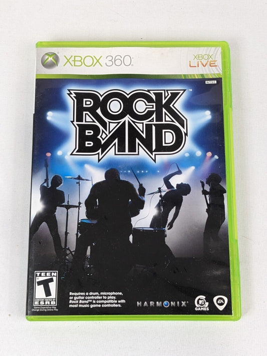 Microsoft XBOX 360 Rock Band Video Game Disc CD CASE ONLY! GAME NOT INCLUDED!