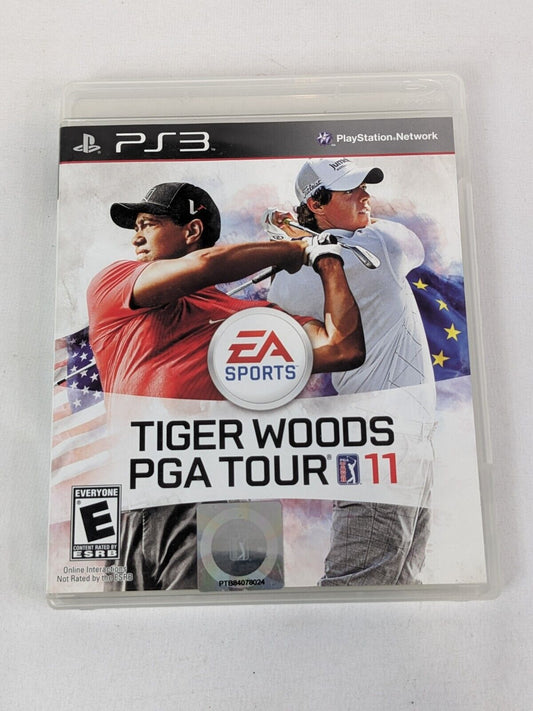 Sony Playstation 3 PS3 Tiger Woods PGA Tour 11 Video Game CASE and Manual