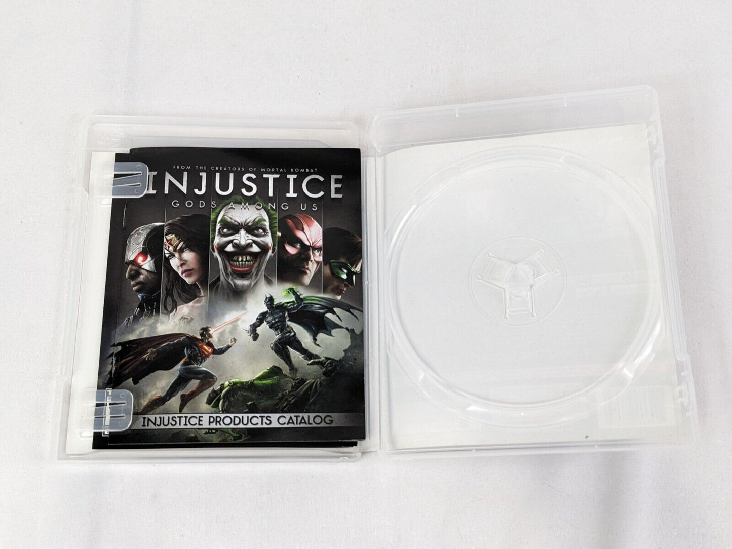 Sony Playstation 3 PS3 Injustice Gods Among Us Video Game Case and Manual