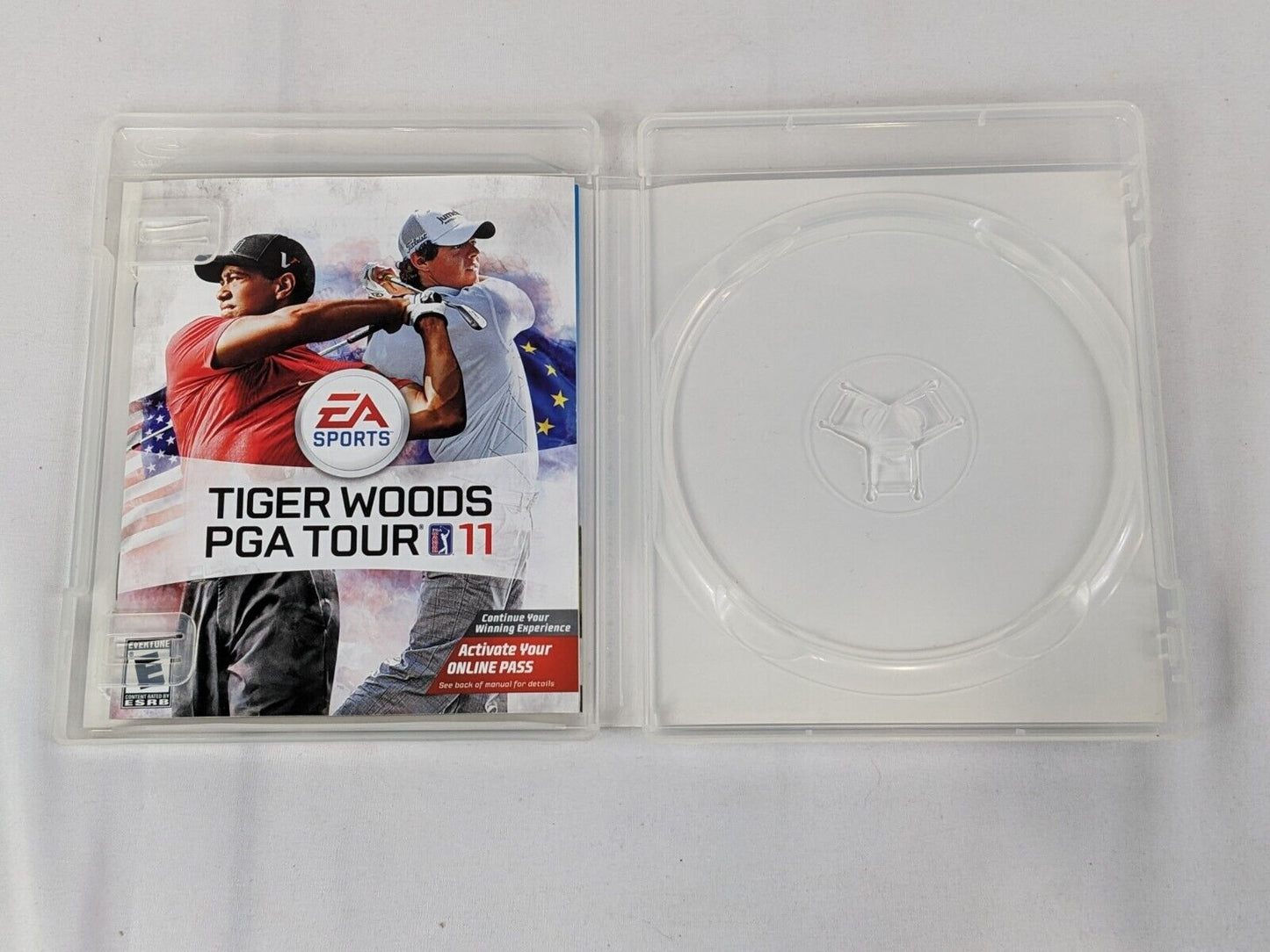 Sony Playstation 3 PS3 Tiger Woods PGA Tour 11 Video Game CASE and Manual