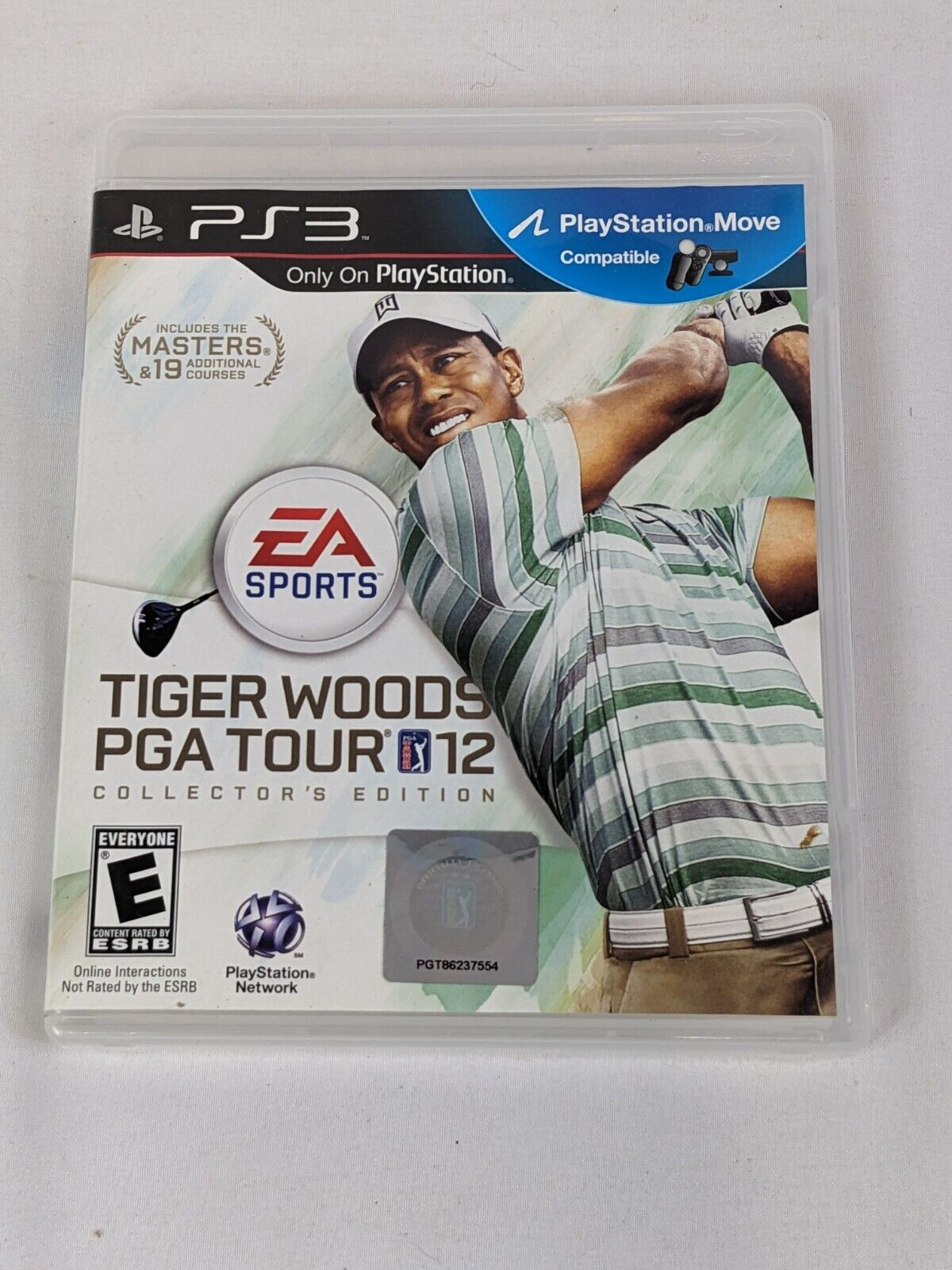 Sony Playstation 3 PS3 Tiger Woods PGA Tour 12 Collectors Edition CASE ONLY!