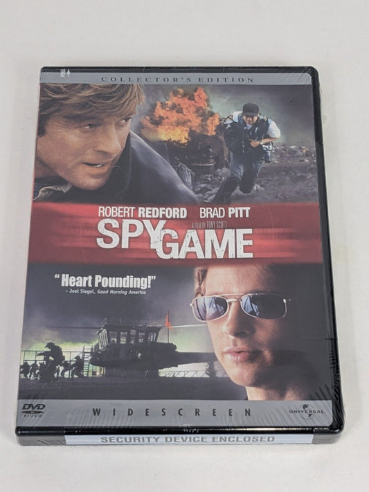 Spy Game Collector's Edition DVD Video Widescreen Robert Redford & Brad Pitt