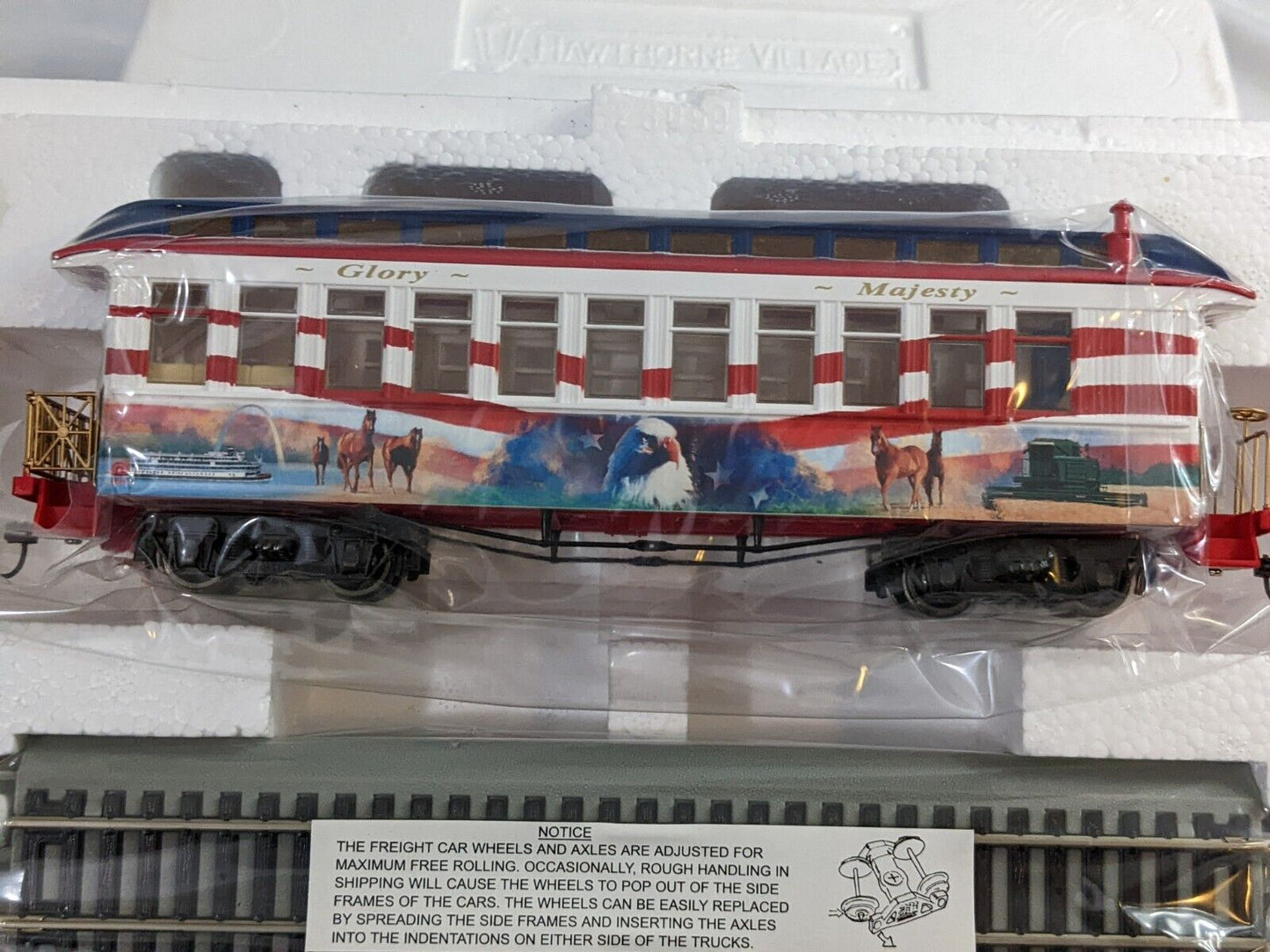 Hawthorne Village Glory & Majesty Observation Car w/ Certificate of Authenticity