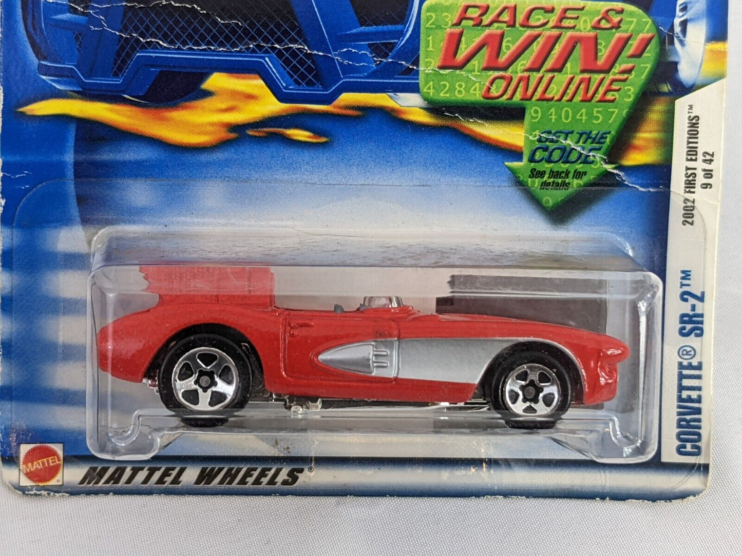 Hot Wheels First Editions Corvette SR-2 Die Cast Metal 2002 Collector No. 021