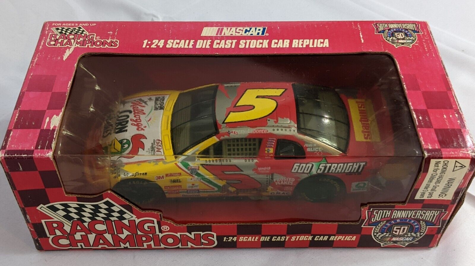 Racing Champions Nascar 1:24 Scale Die Cast Stock Car Replica Annivers ...