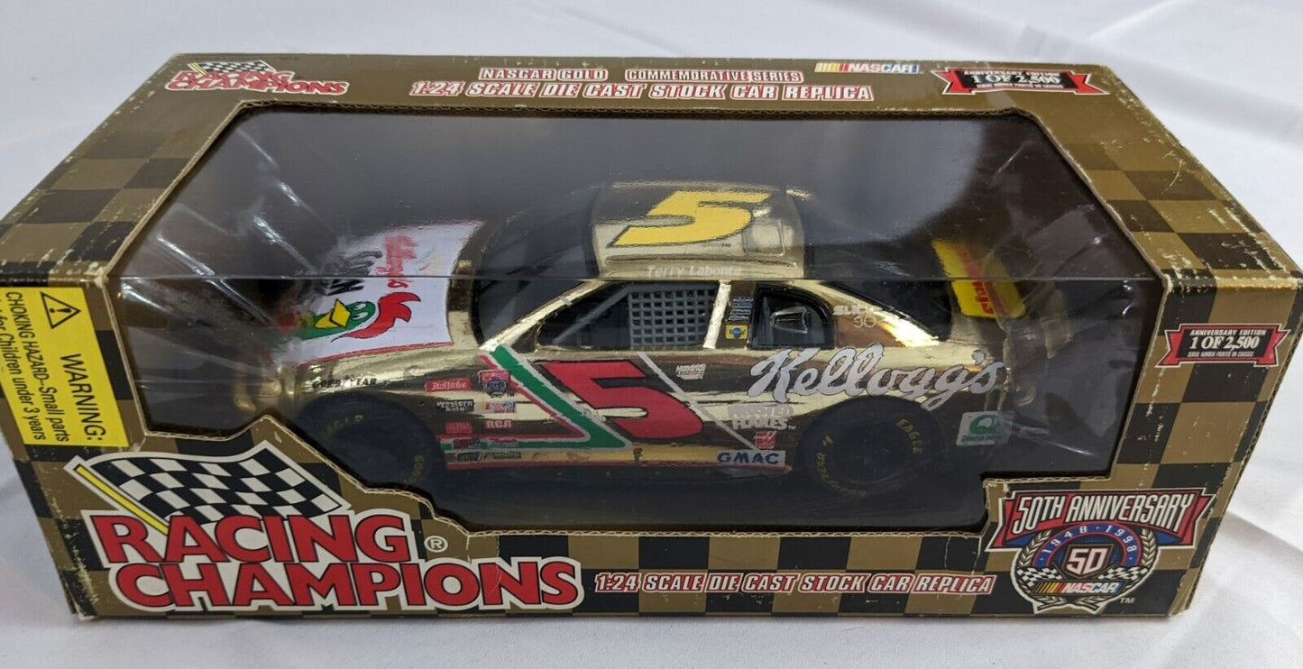 Racing Champions Nascar Gold Commemorative Series Die Cast Stock Car Replica