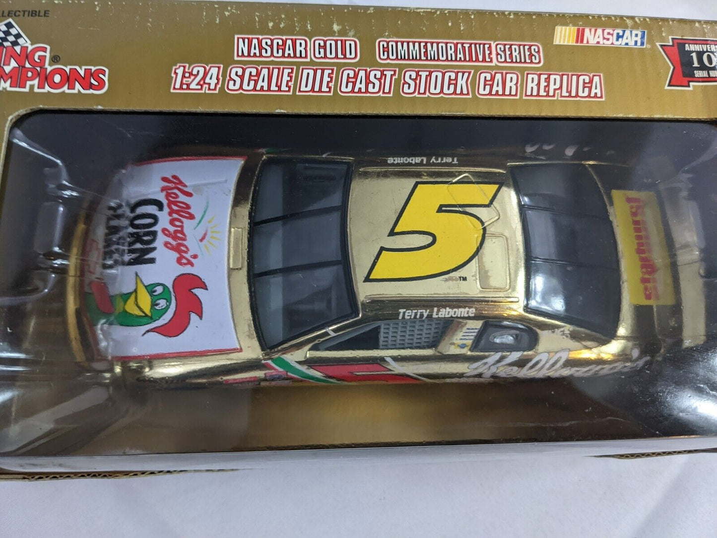 Racing Champions Nascar Gold Commemorative Series Die Cast Stock Car Replica