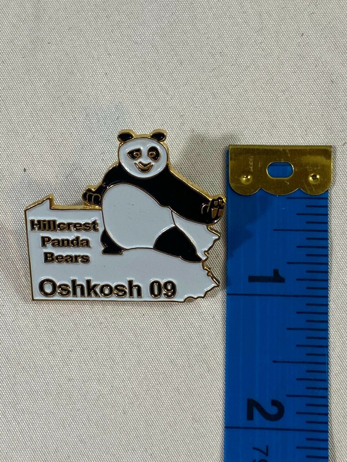 Hillcrest Panda Bears Oshkosh 09 Collectible Lapel Pin Badge