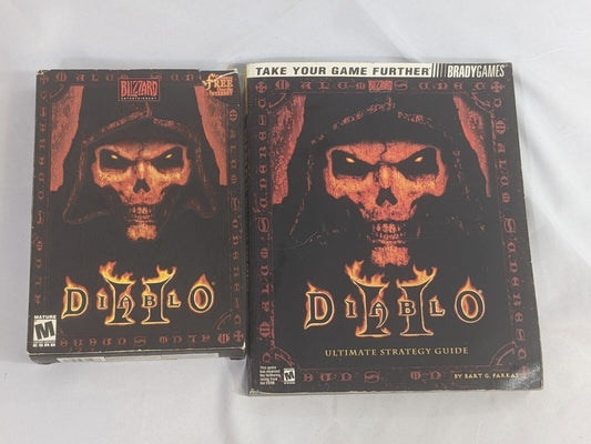 Diablo II 2 w/ Lord of Destruction Expansion Set & Strategy Guide Installer Disc