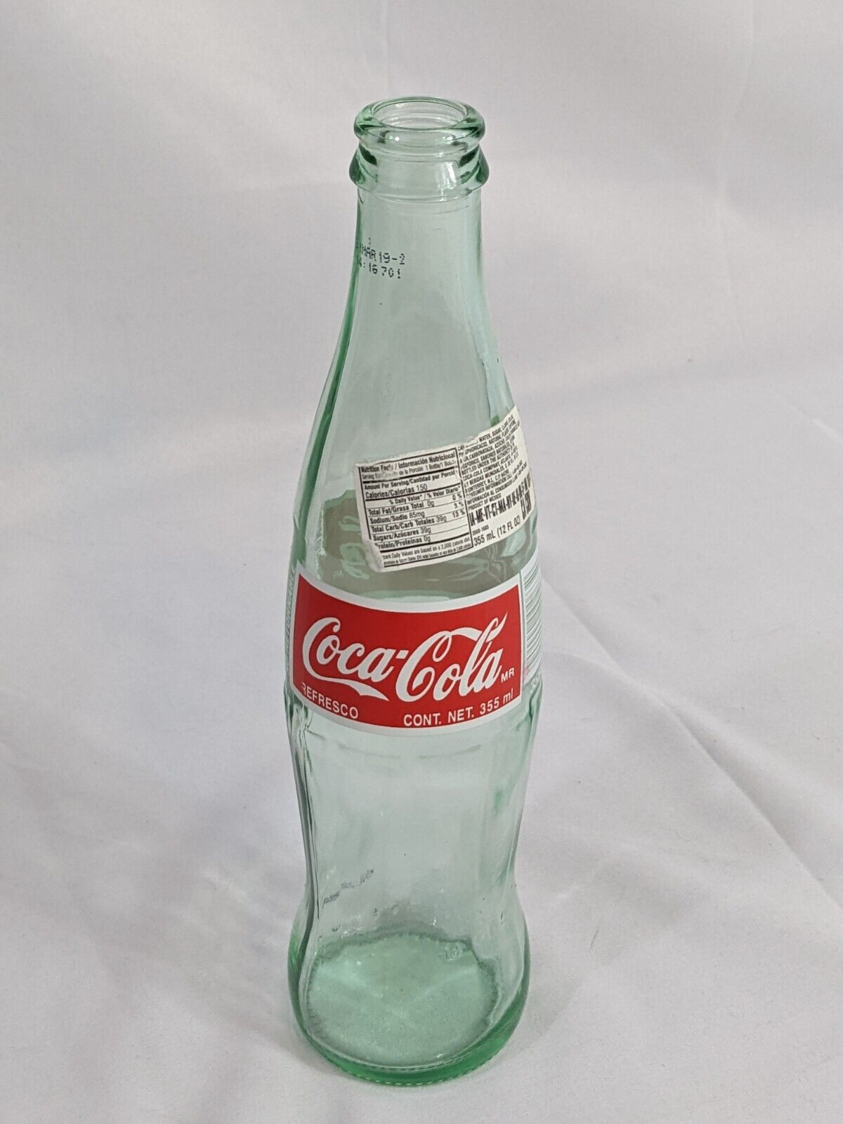 Coca-Cola Coke Empty Bottle 355mL / 12 fl oz Refresco 2019