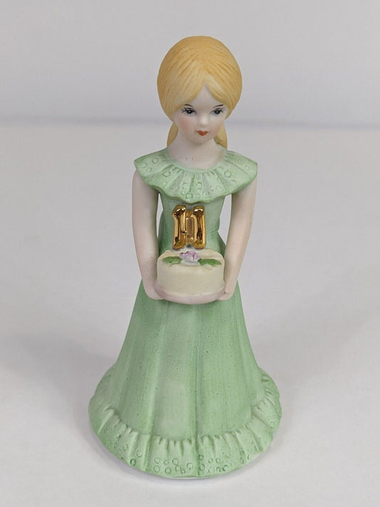 Growing Up Birthday Girls Blonde Figurine Age 11 Enesco Home Display Decoration