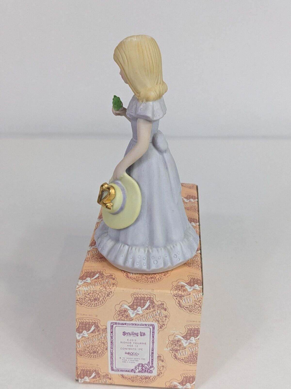 Growing Up Birthday Girls E-2312 Blonde Figurine Age 12 Enesco Home Decoration