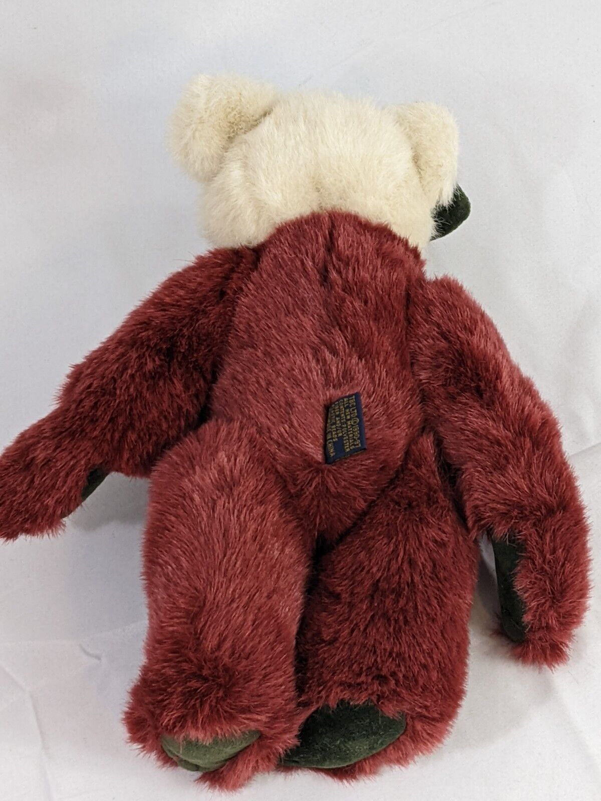 The Boyd's Collection TBC Huggable Fluffy Plush Toy with Bow and Buttons 1364