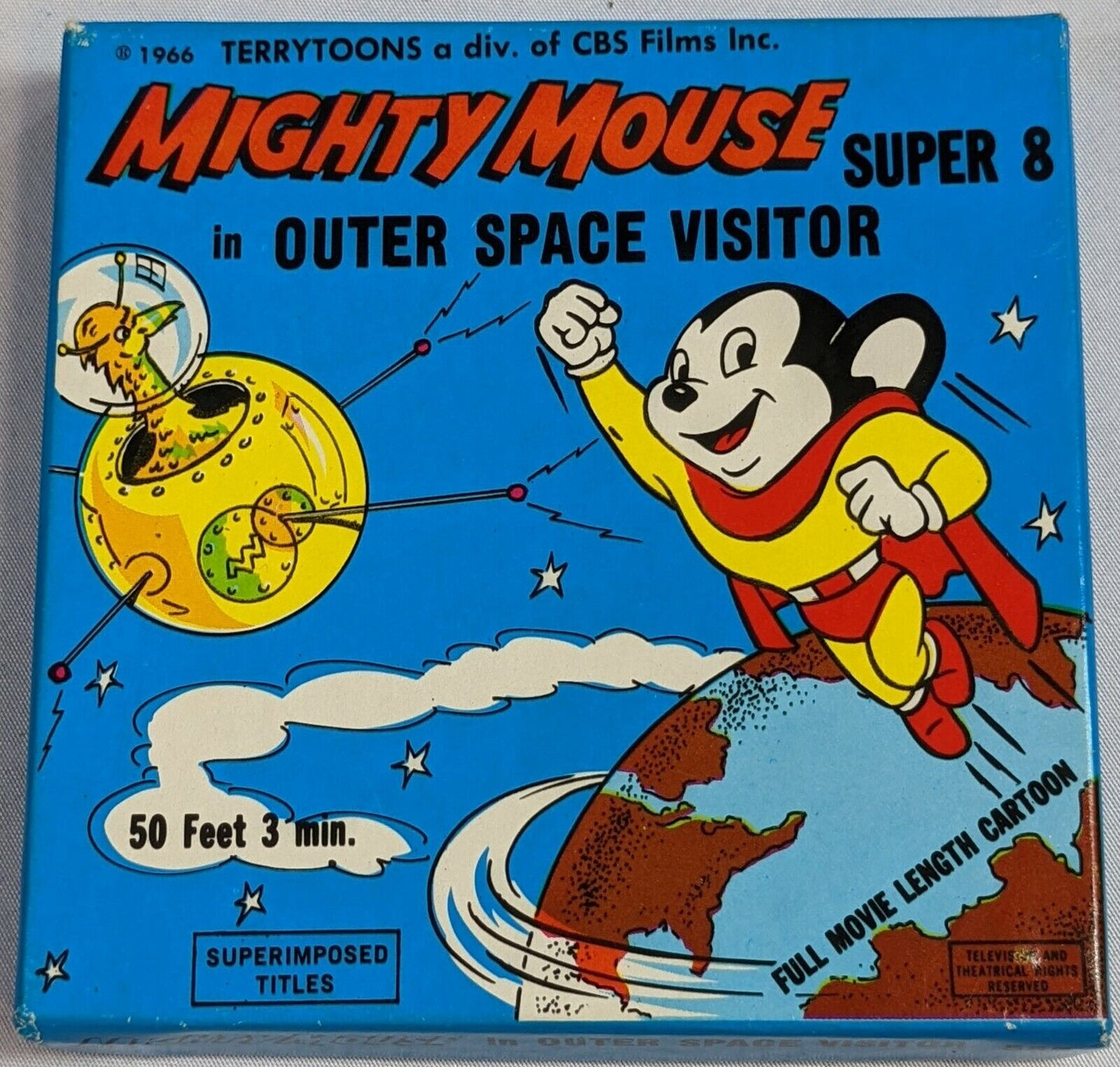 Terrytoons Mighty Mouse in Outer Space Visitor Full Movie Length Cartoon Super 8