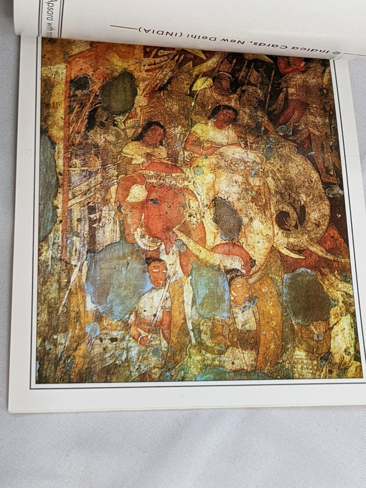 Ajanta India Cave Paintings 12 Colour Picture Collectible Post Cards