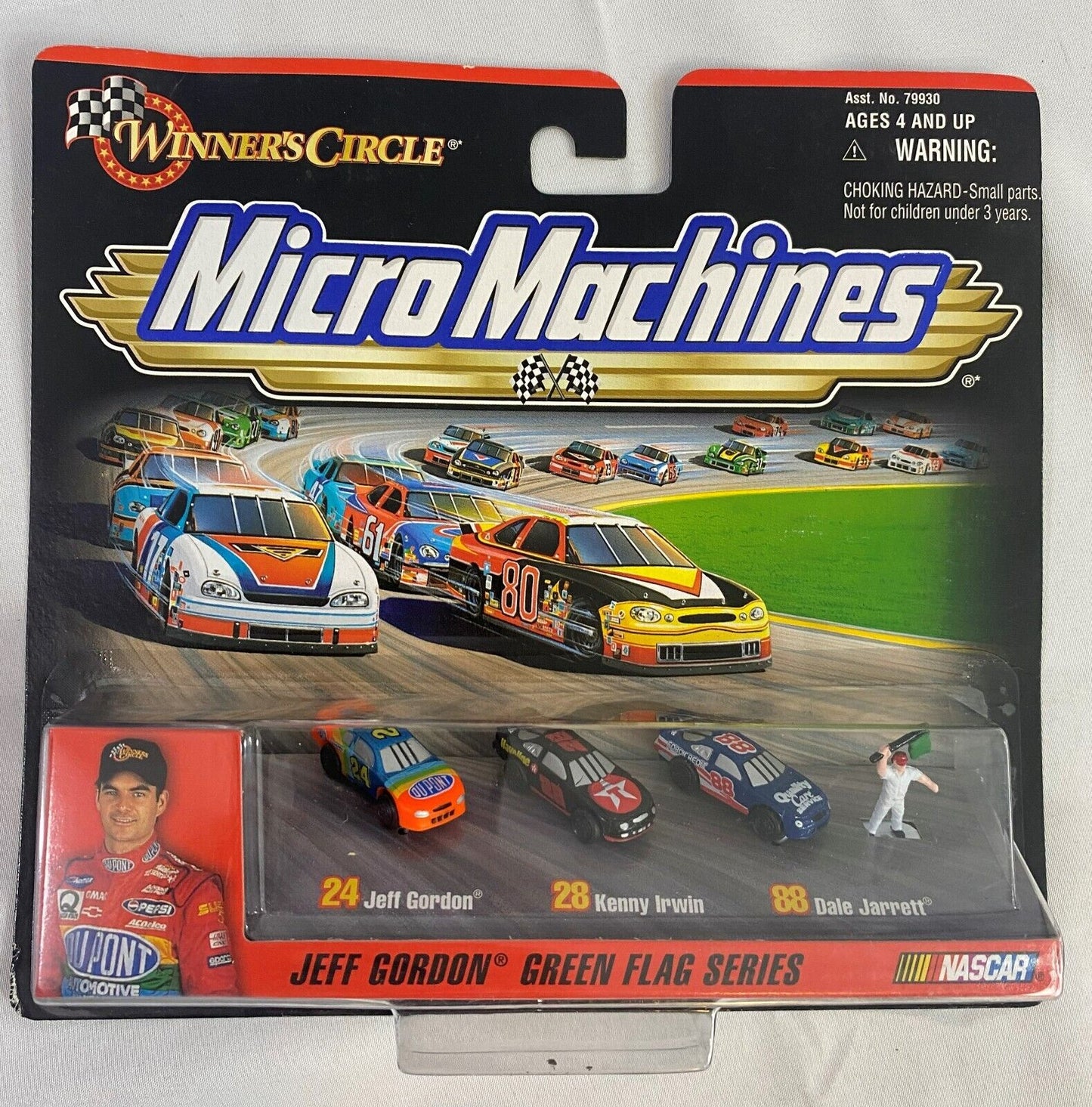 Winner's Circle MicroMachines Jeff Gordon Green Flag Series Nascar Collectibles