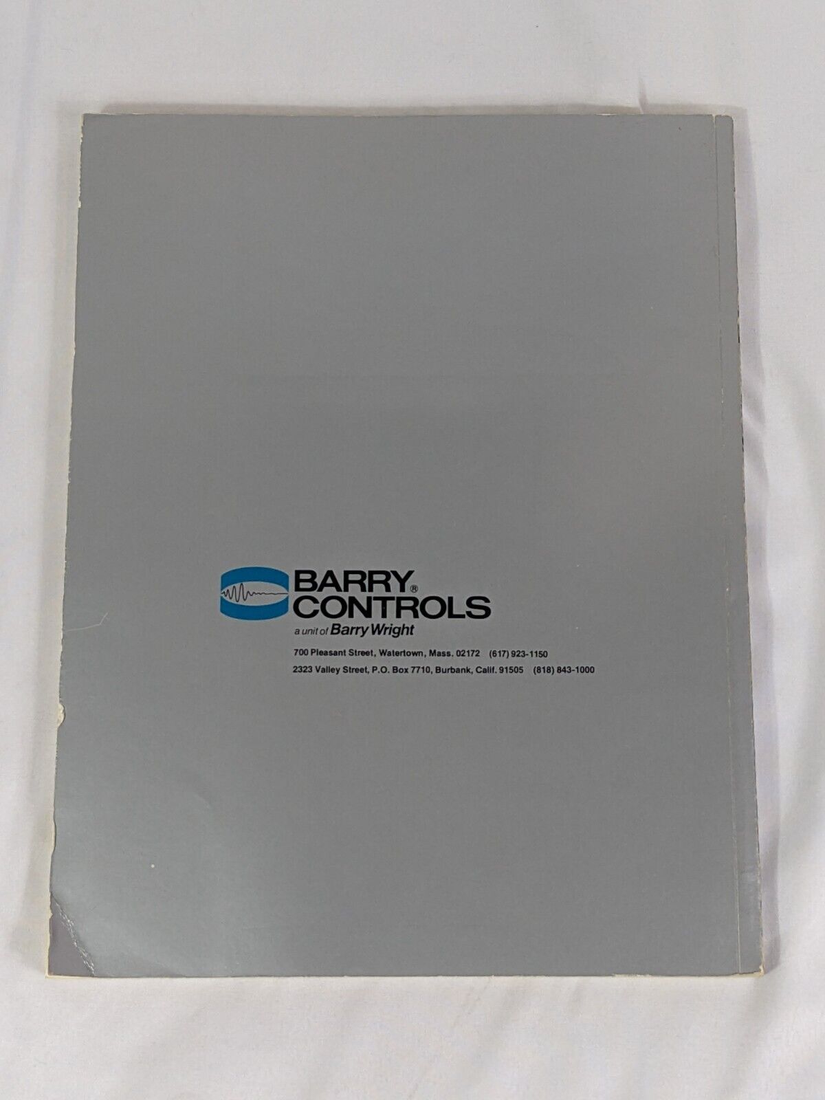 Barry Controls Application Selection Guide Shock Vibration Noise Control Catalog