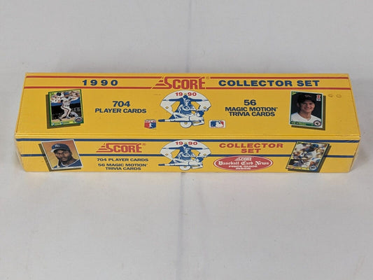 Score 1990 Major League Baseball MLB Collector's Set Trading Cards w Price Guide