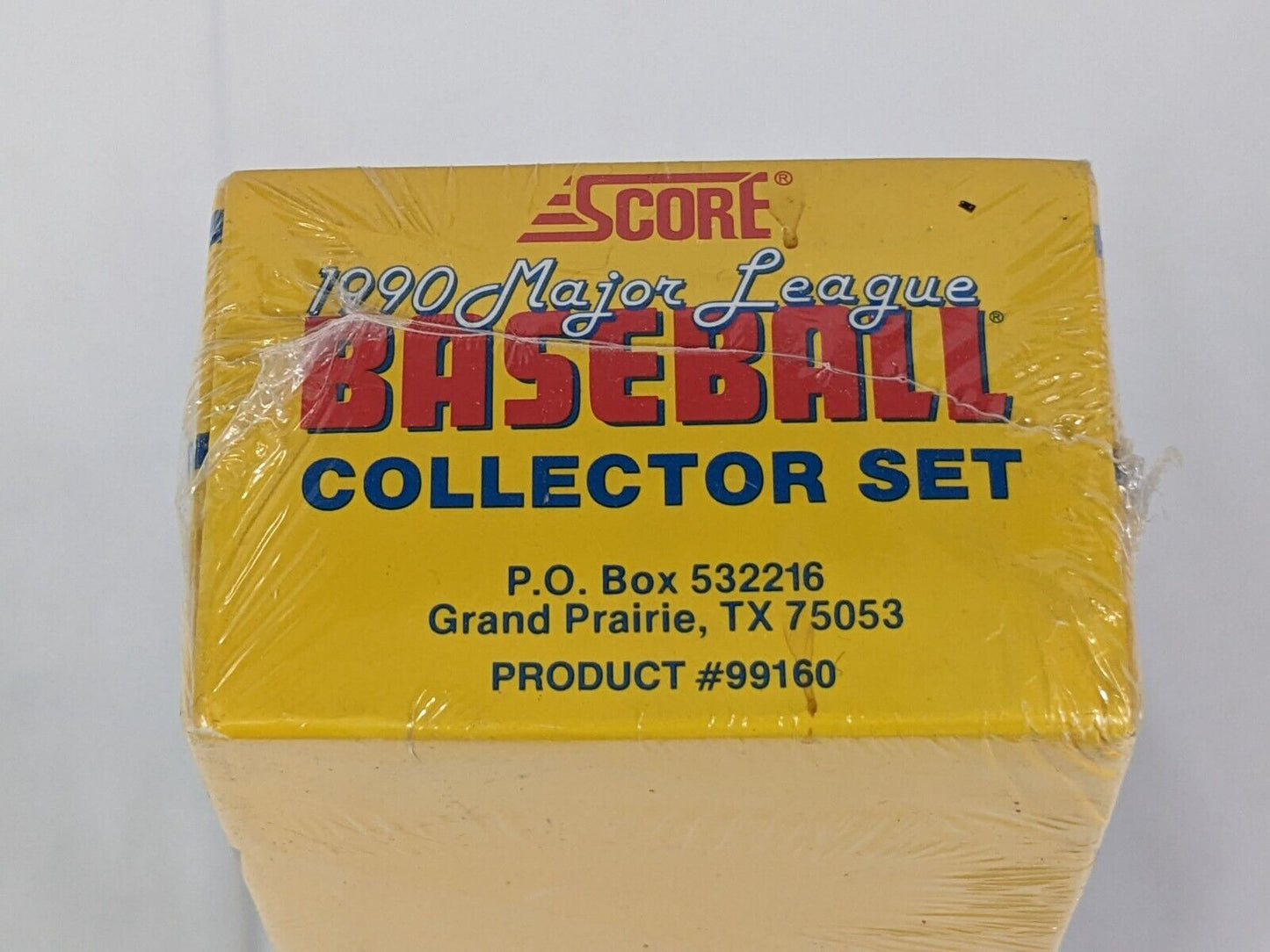 Score 1990 Major League Baseball MLB Collector's Set Trading Cards w Price Guide