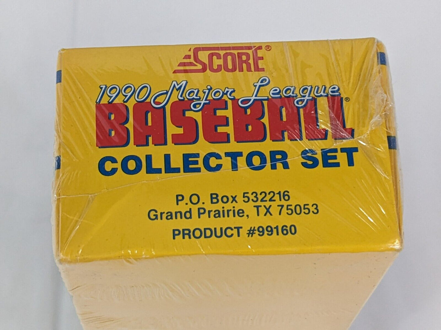 Score 1990 Major League Baseball MLB Collector's Set Trading Cards w Price Guide