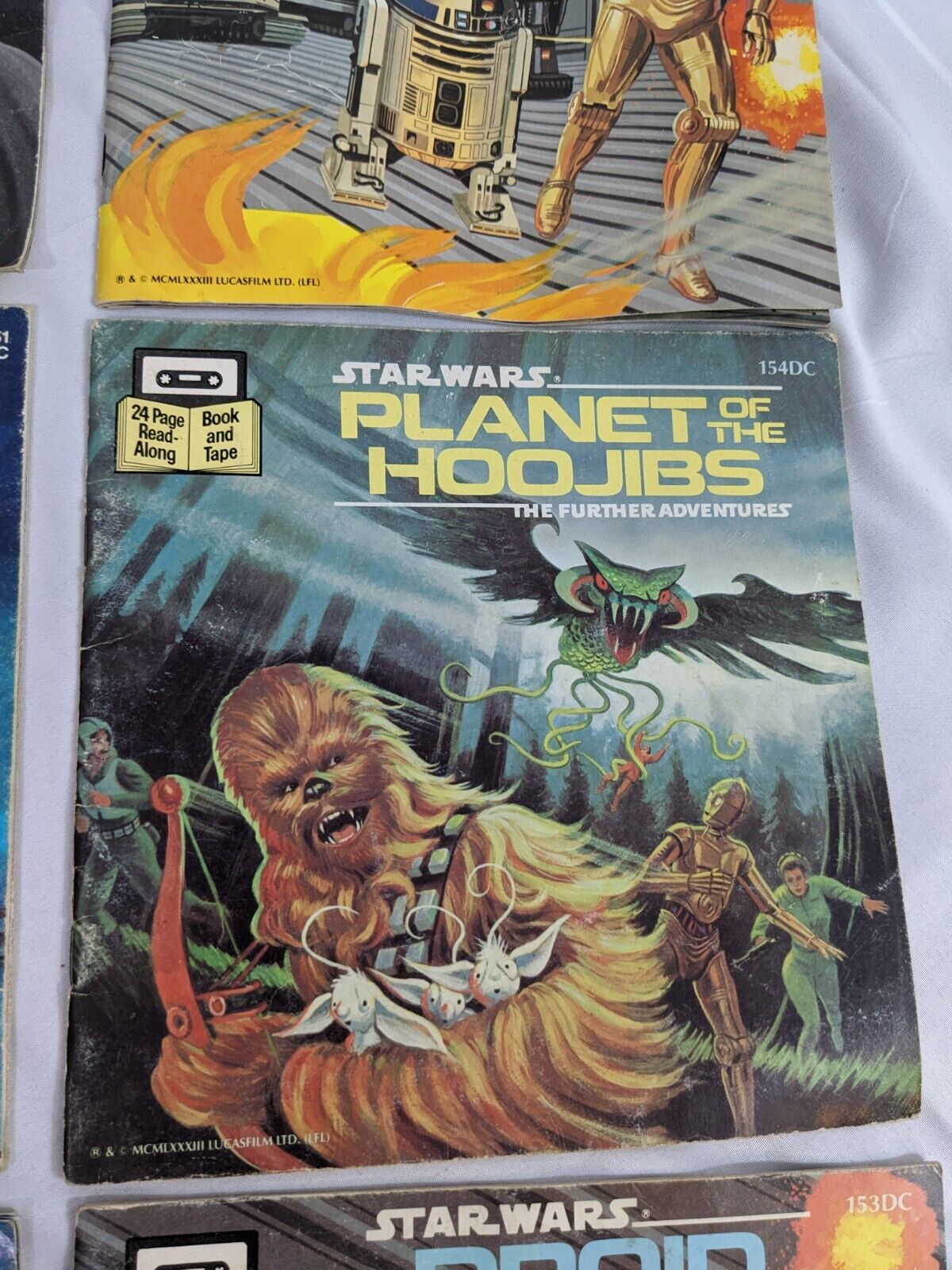 Star Wars 24-Page Read-Along Book Lot of 6 Collectibles