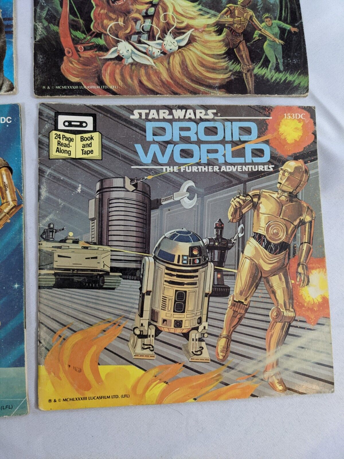 Star Wars 24-Page Read-Along Book Lot of 6 Collectibles