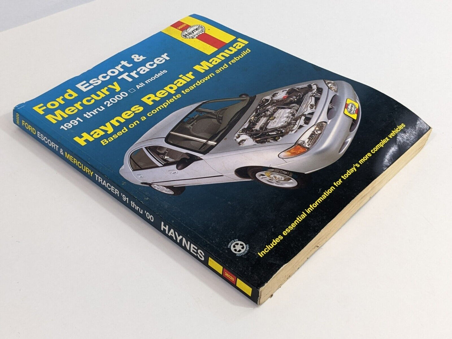 Haynes Repair Manual Ford Escort & Mercury Tracer 1991 thru 2000 Paperback