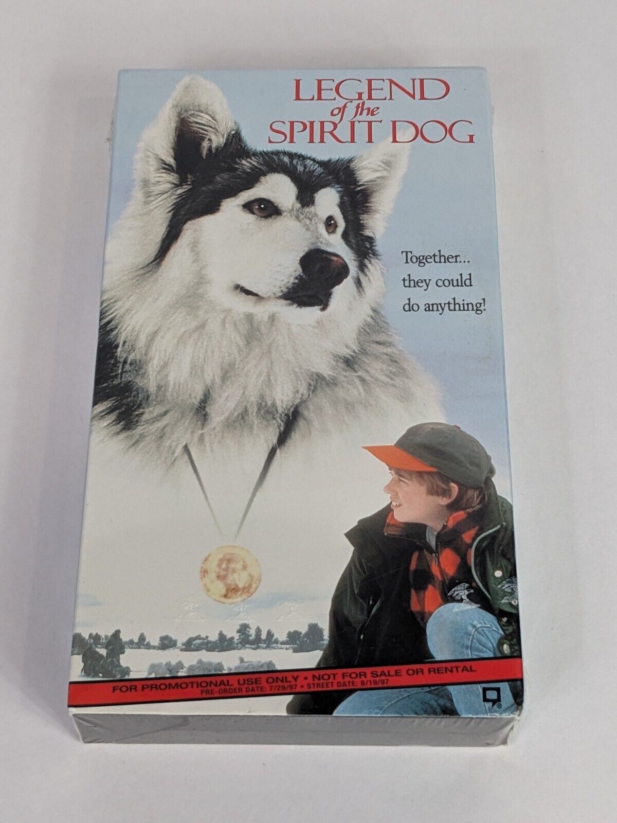 RARE Legend of the Spirit Dog Republic Pictures 1994 VHS Tape Promotional Use