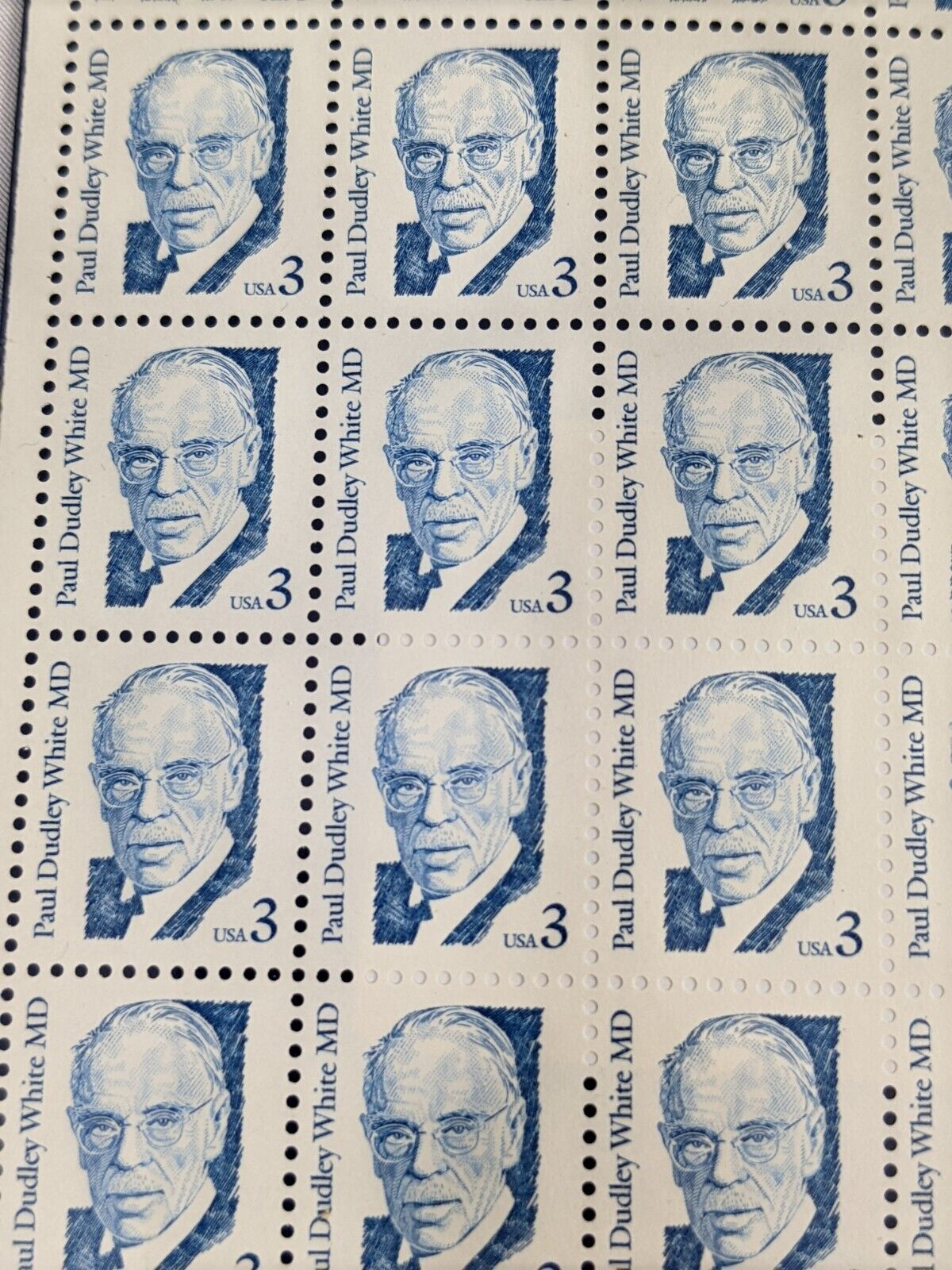 United States Postal Service USPS Postage Stamps Dr. Paul Dudley White MD