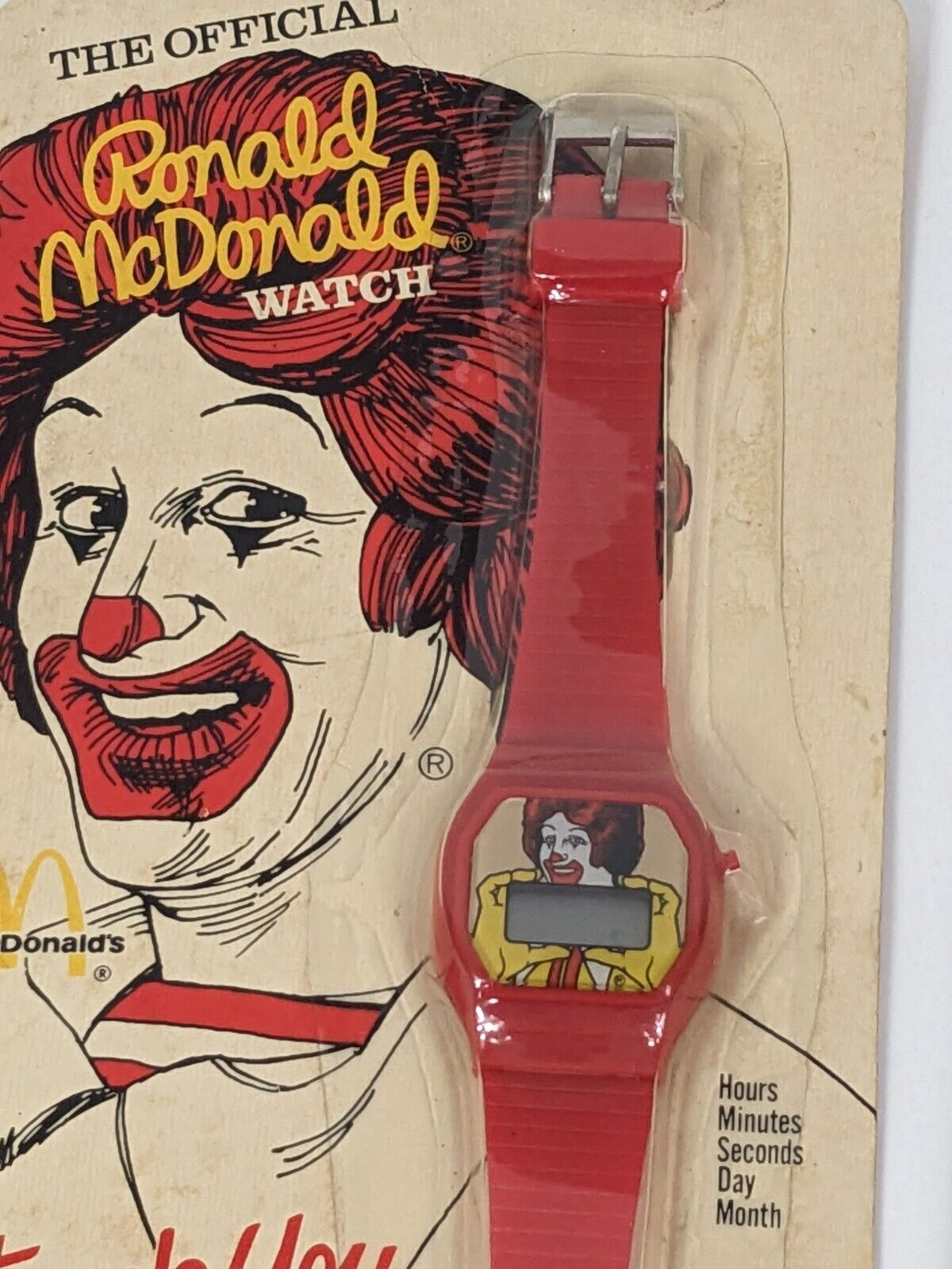 The OfficialRonald McDonald Watch Coca Cola Vintage Red/Black LOT OF 2