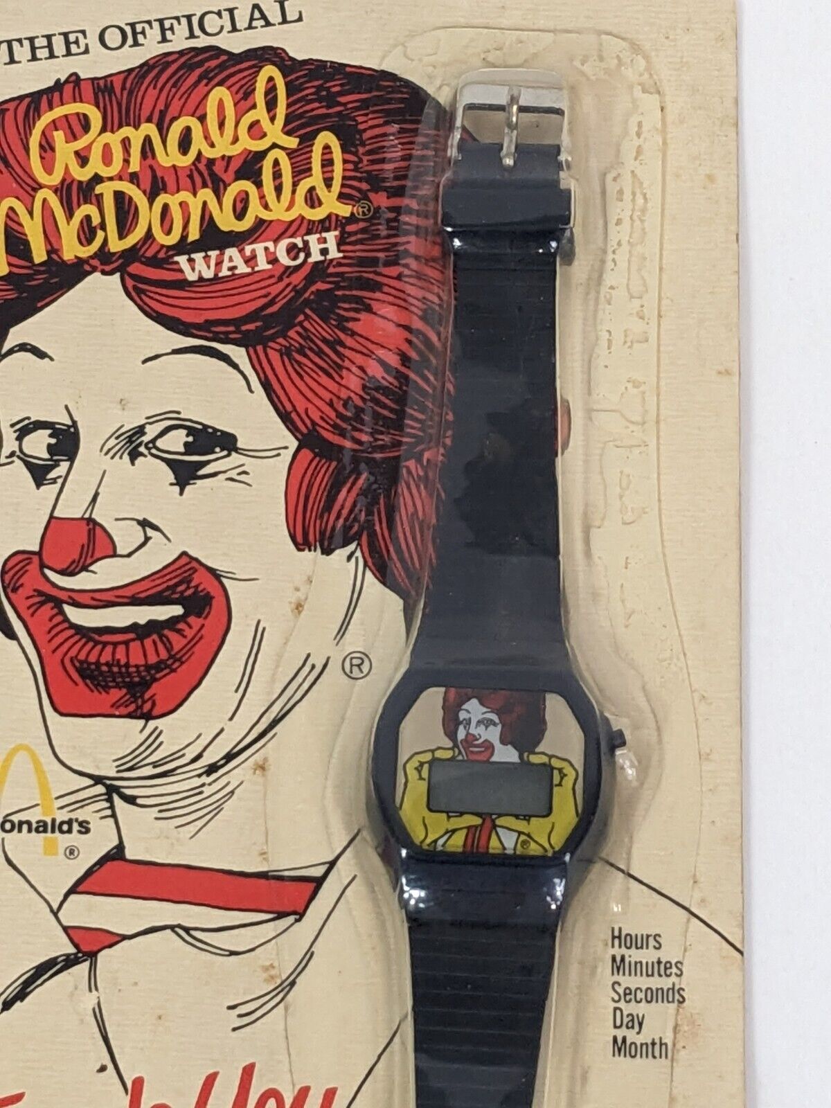 The OfficialRonald McDonald Watch Coca Cola Vintage Red/Black LOT OF 2