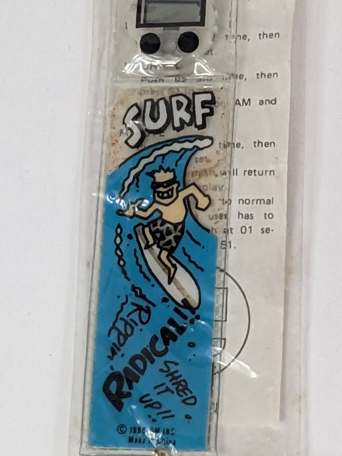 Vintage Beach Surfing Watch Sun Surf Sand Rippin Radical RARE