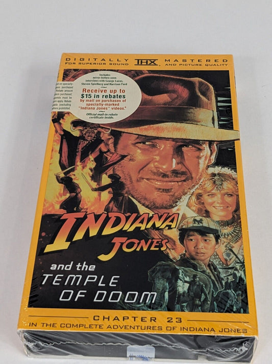 Indiana Jones and the Temple Doom Chapter 23 Digitally Mastered VHS Tape