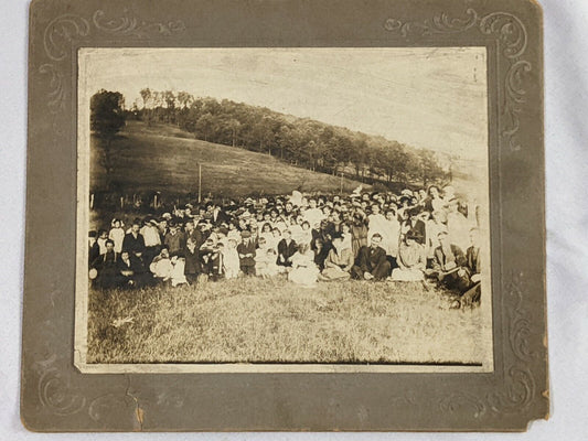 Vintage School Students Teachers Photo Outdoor Family Day Photograph