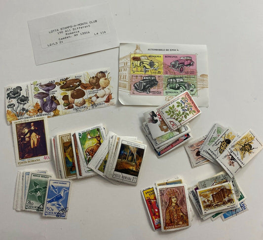 Huge Lot Romania Europe Collectible Postage Stamps