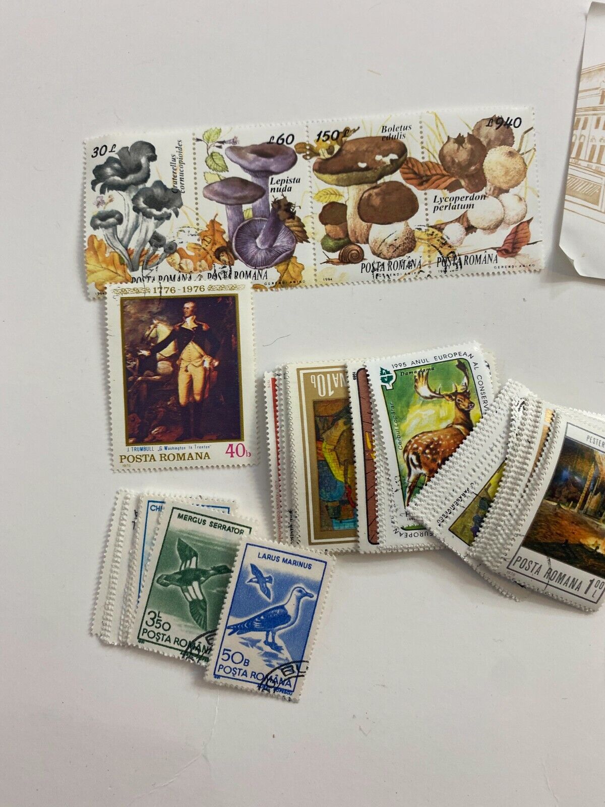 Huge Lot Romania Europe Collectible Postage Stamps