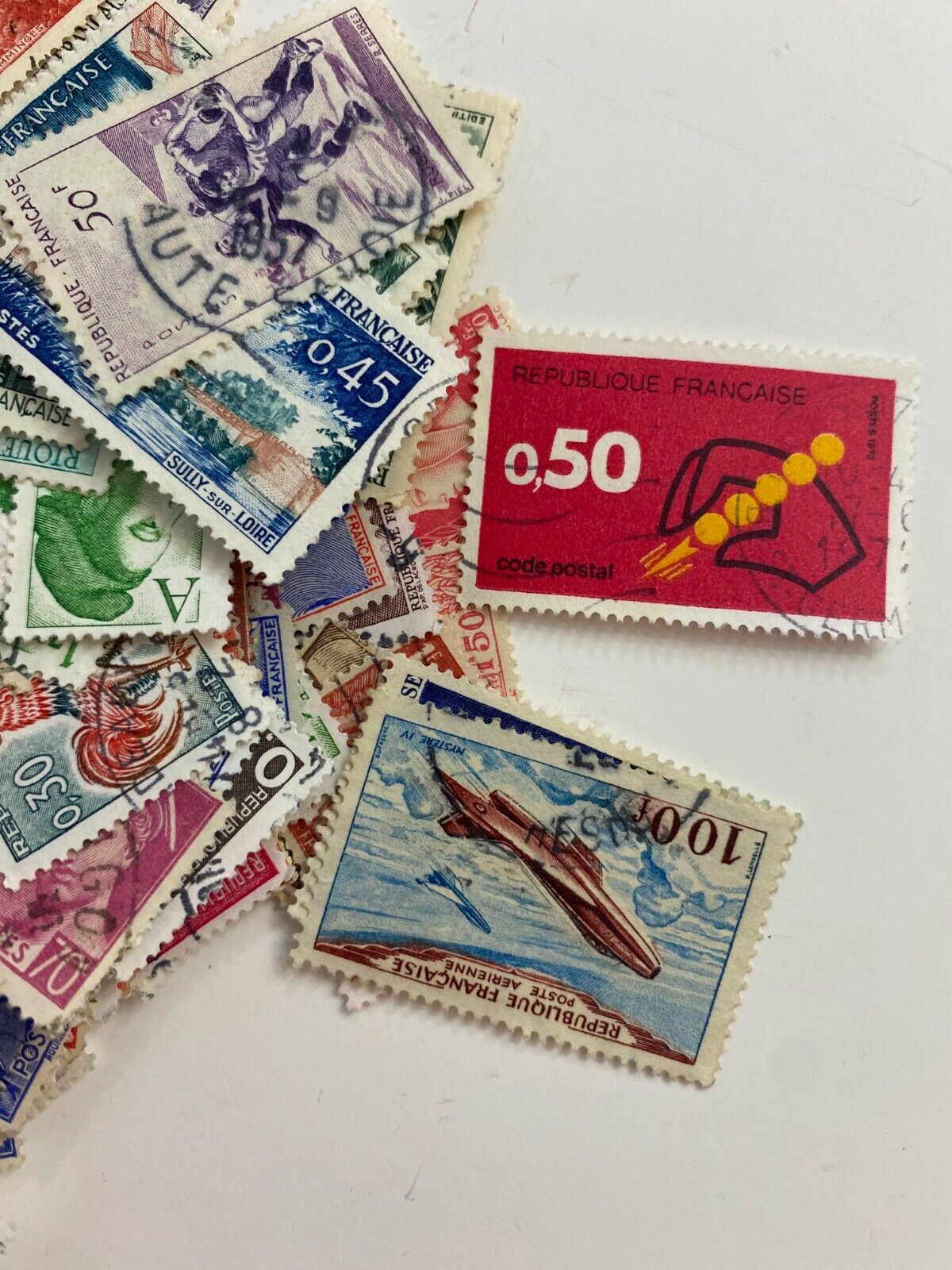 Huge Lot France Europe Collectible Postage Stamps