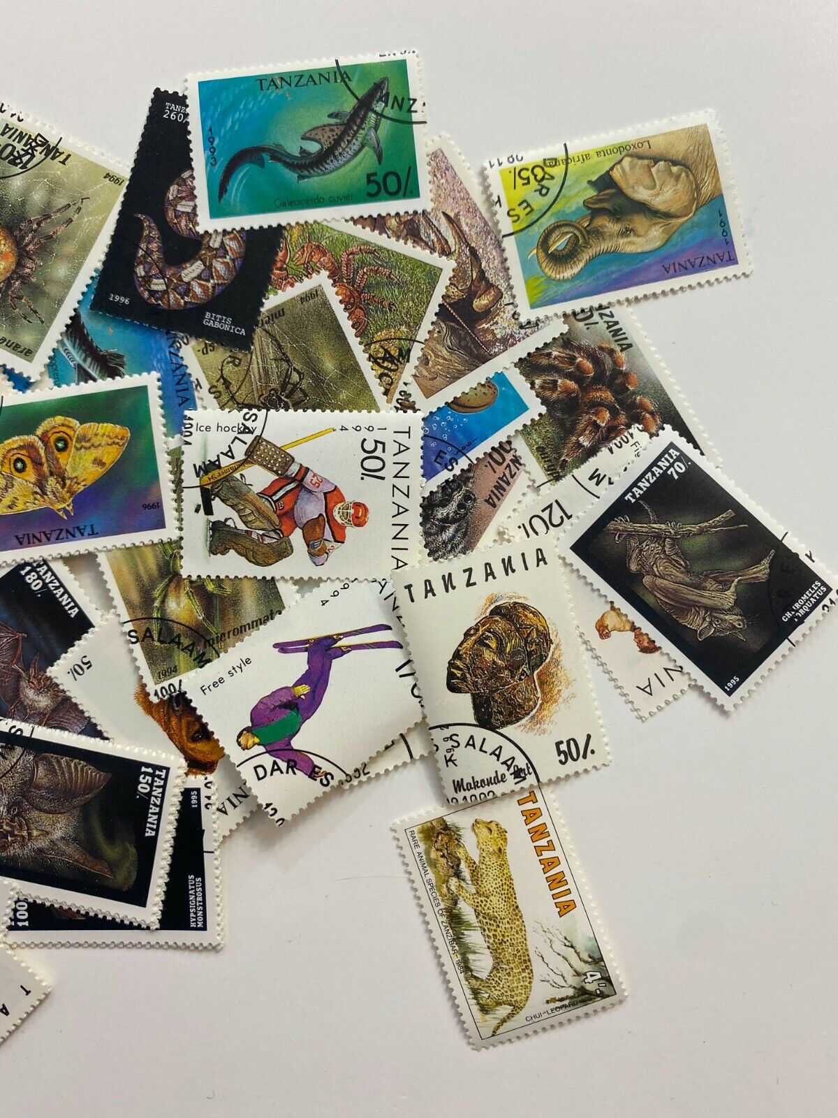 Huge Lot Tanzania British Colony East Africa Collectible Postage Stamps