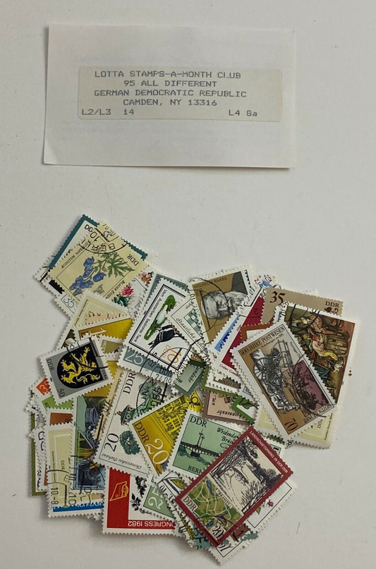Huge Lot German Democratic Republic Collectible Postage Stamps