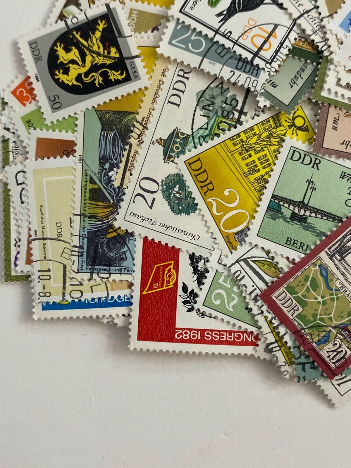 Huge Lot German Democratic Republic Collectible Postage Stamps