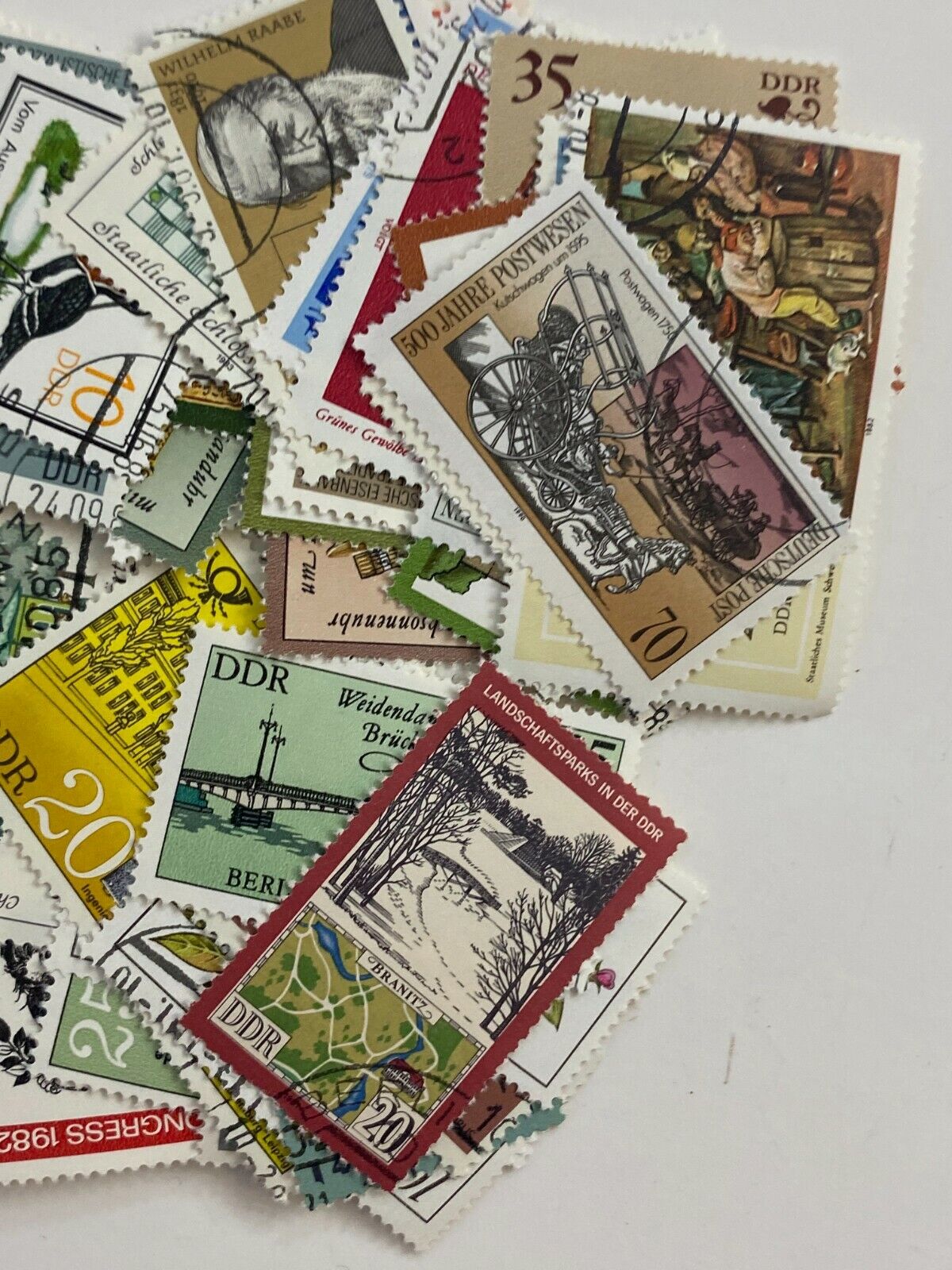 Huge Lot German Democratic Republic Collectible Postage Stamps