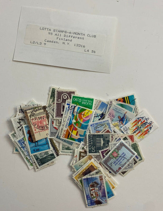 Huge Lot Finland Europe Collectible Postage Stamps