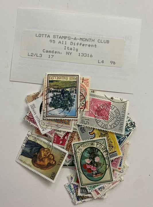 Huge Lot Italy Europe Collectible Postage Stamps