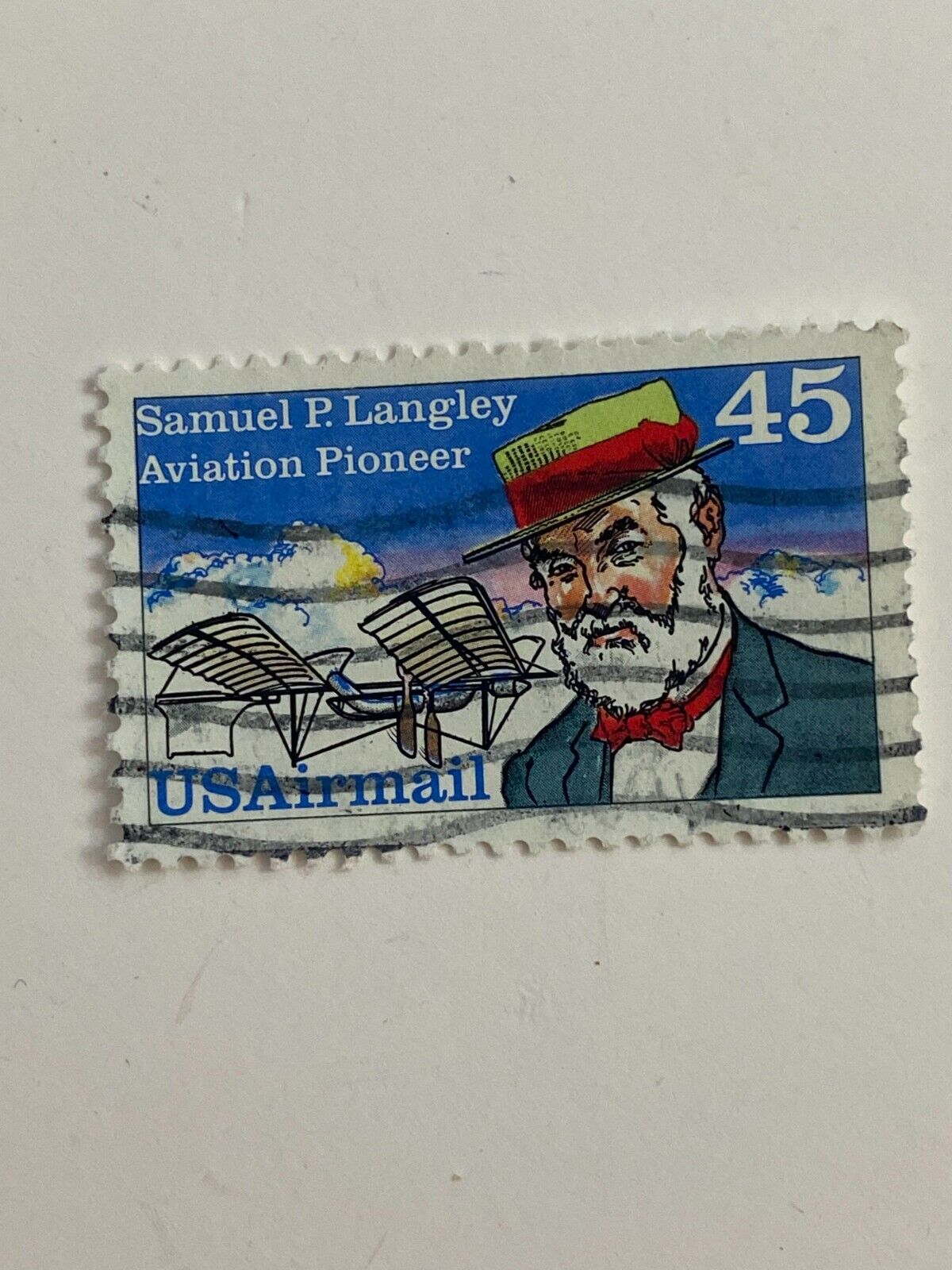 United States #C118 1988 Issue Samuel Pierpont Langley Postage Stamp Collectible