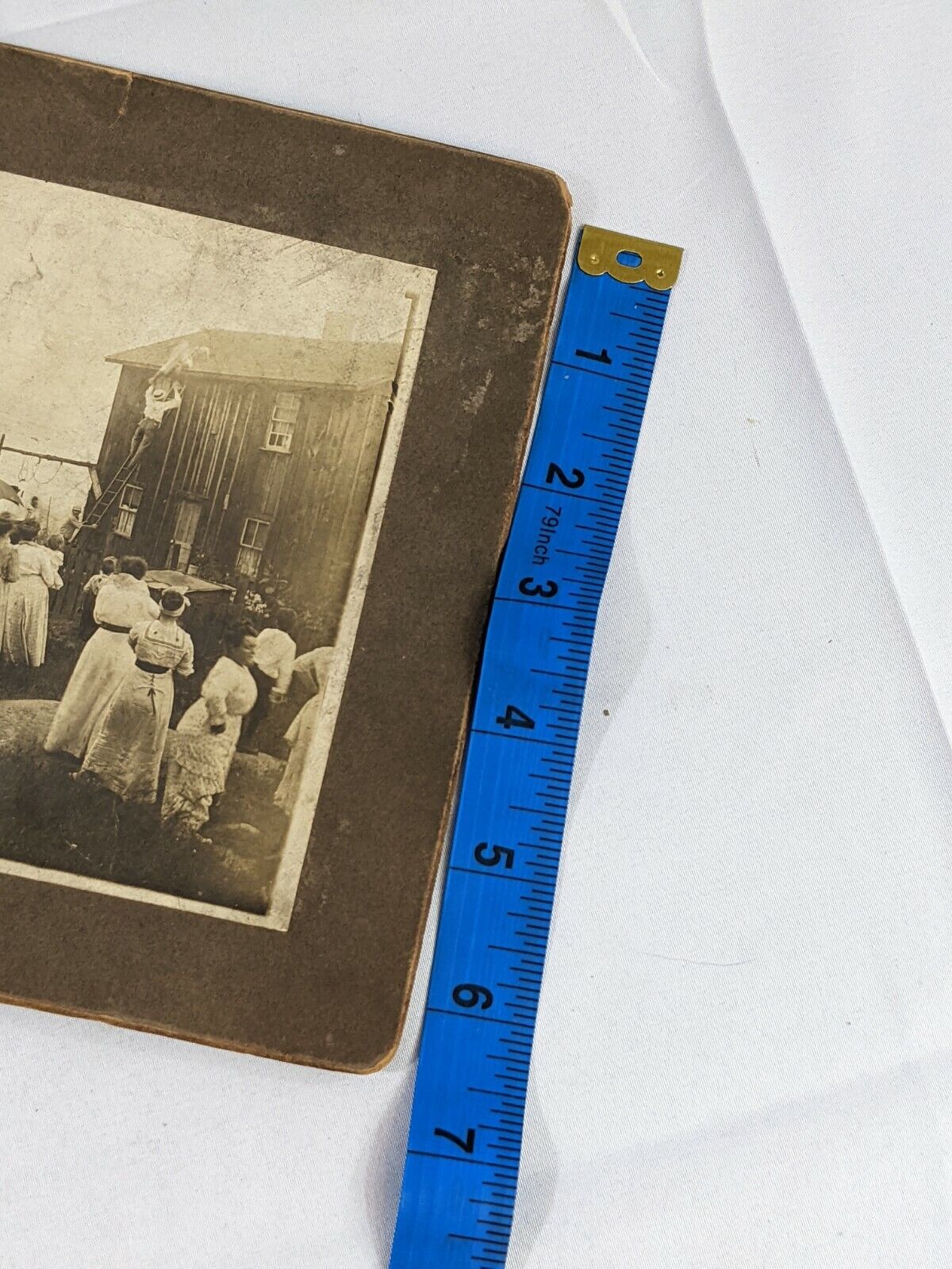 Vintage Photograph Family People Sepia Framed Photo