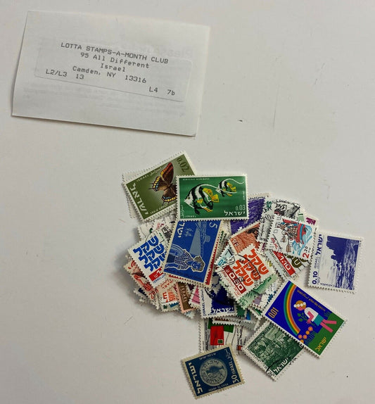 Huge Lot Israel Middle East Collectible Postage Stamps