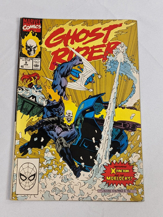 Marvel Comics Ghost Rider featuring X-Factor & the Morlocks #9 January 1991