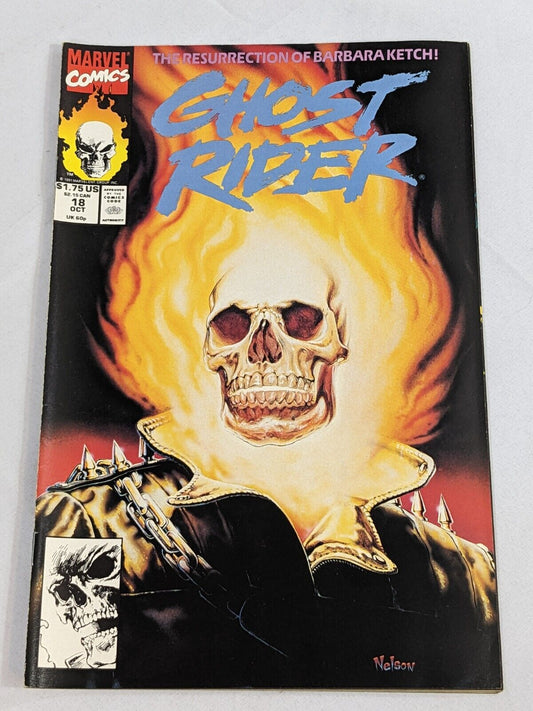 Marvel Comics Ghost Rider: The Resurrection of Barbara Ketch! #18 October 1991